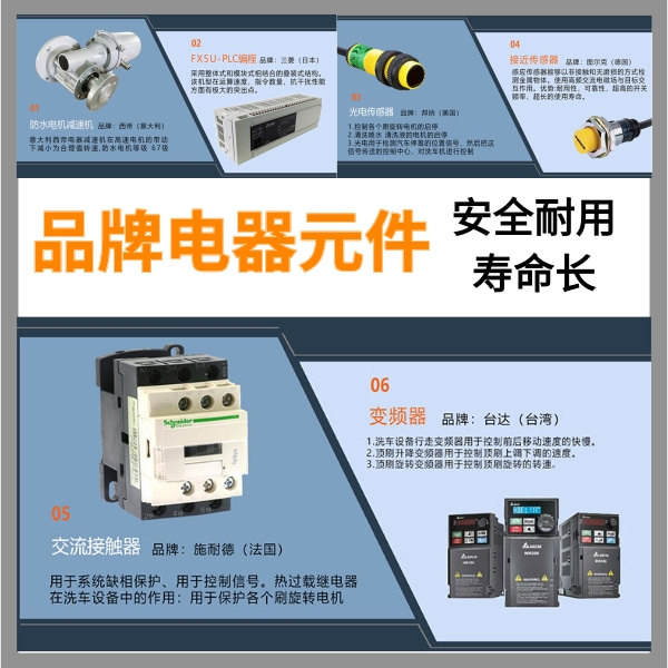 加油站的全自動洗車機